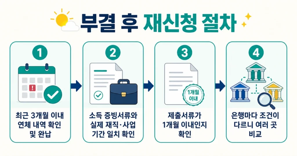 햇살론유스 부결 사유