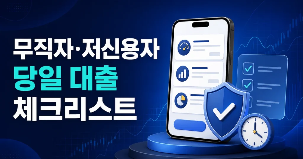 무직자 당일 대출