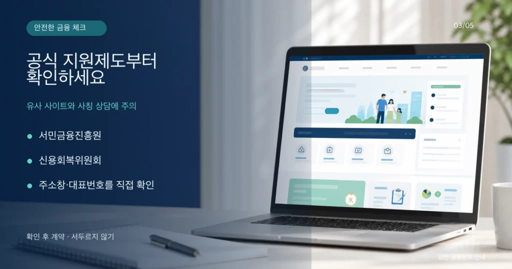 신용회복위원회 서민금융진흥원