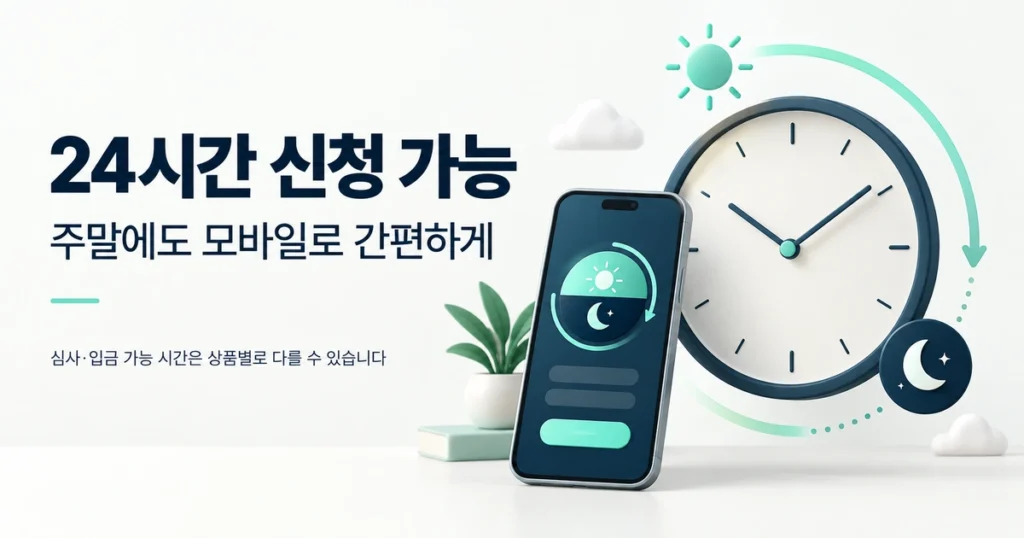 24시간 야간 대출
