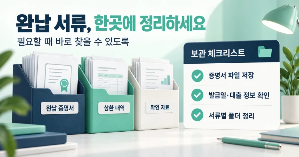 대출 기록 삭제 확인