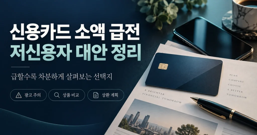 신용카드 소액 급전